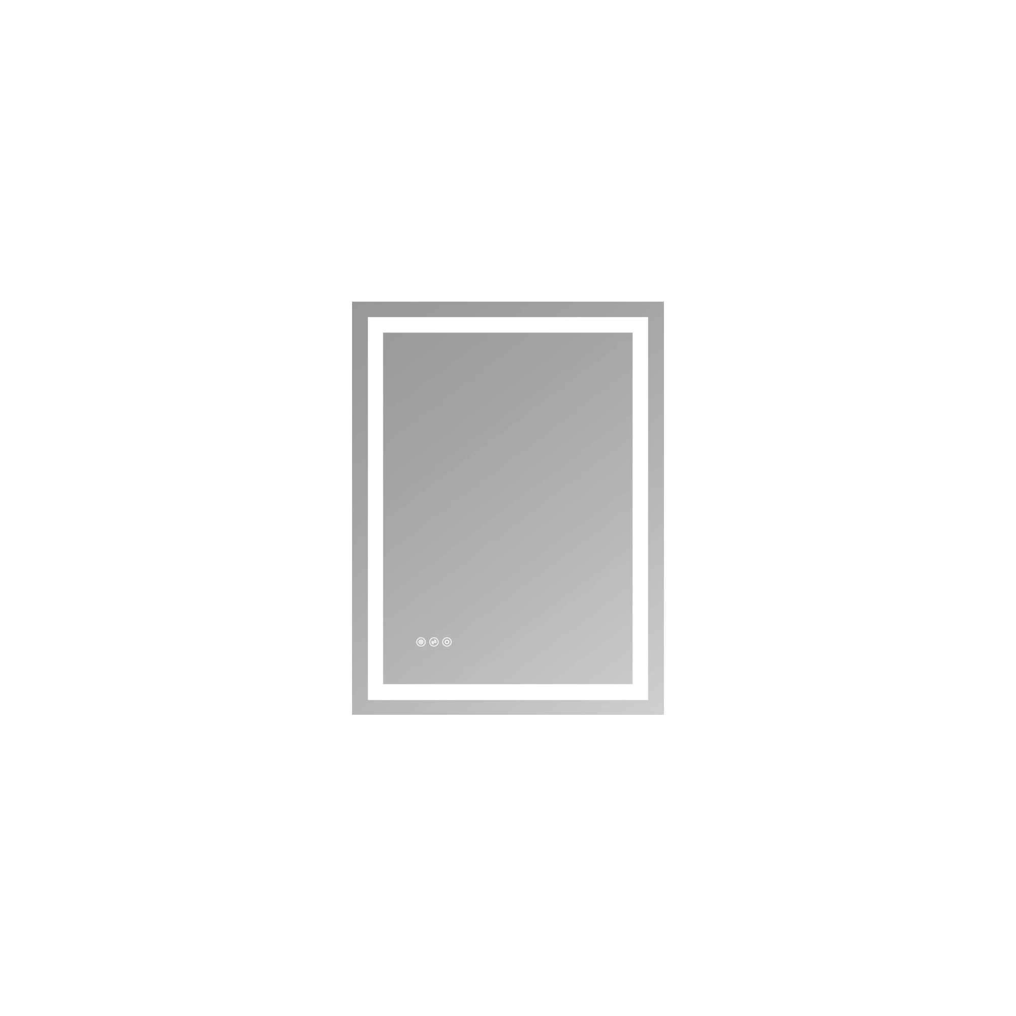 24x32 LED Bathroom Mirror Front & Back Lit 3 Color Temp Adjustable Anti-Fog Brightness Memory Vanity