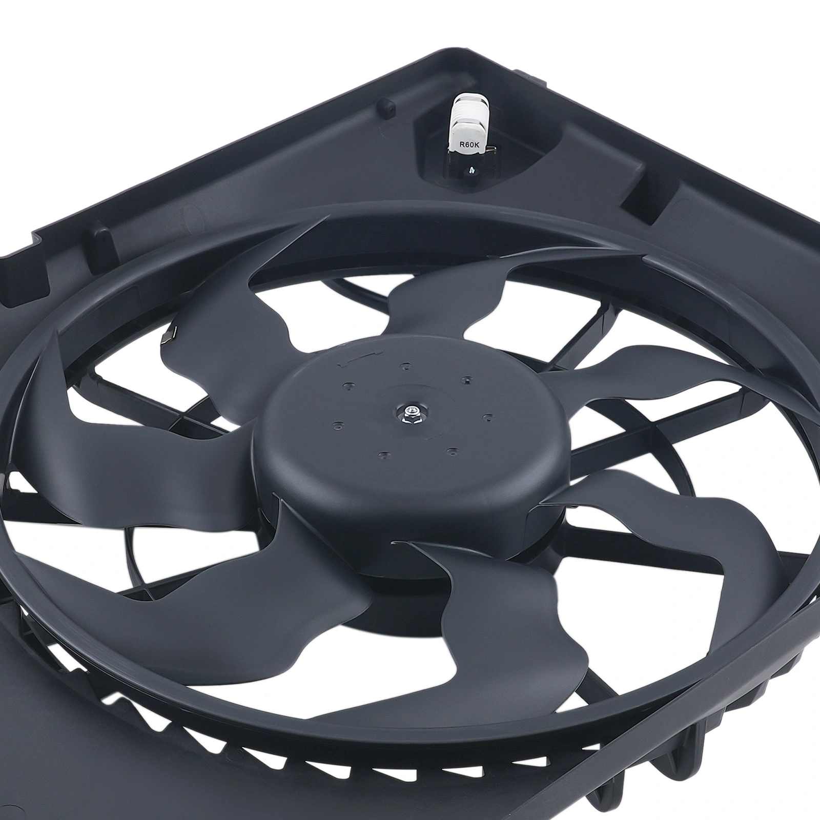 Cooling Fan Assembly for Hyundai Santa Fe 2010-2012, Replacement Part 253801U100 253801U200