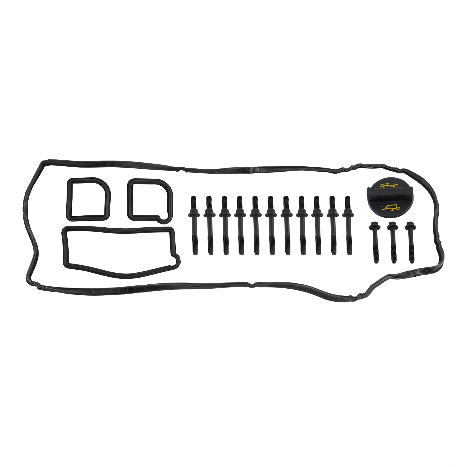 Aluminum Engine Valve Cover for 2010-2012 Ford Escape Fusion 2.5L V6 Replacement view 2