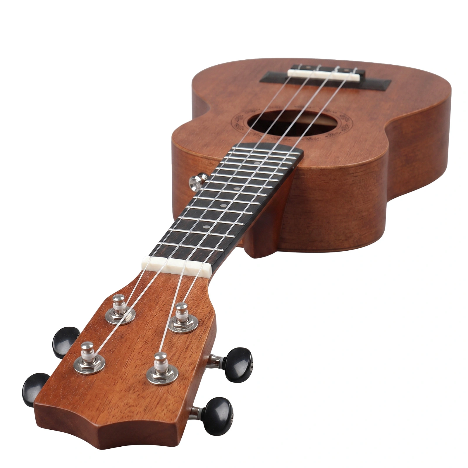 21 Inch Mahogany Ukulele for Beginners, Rosewood Fingerboard, Complete Starter Kit with Cotton Bag Capo Strap Picks Tuner view 4
