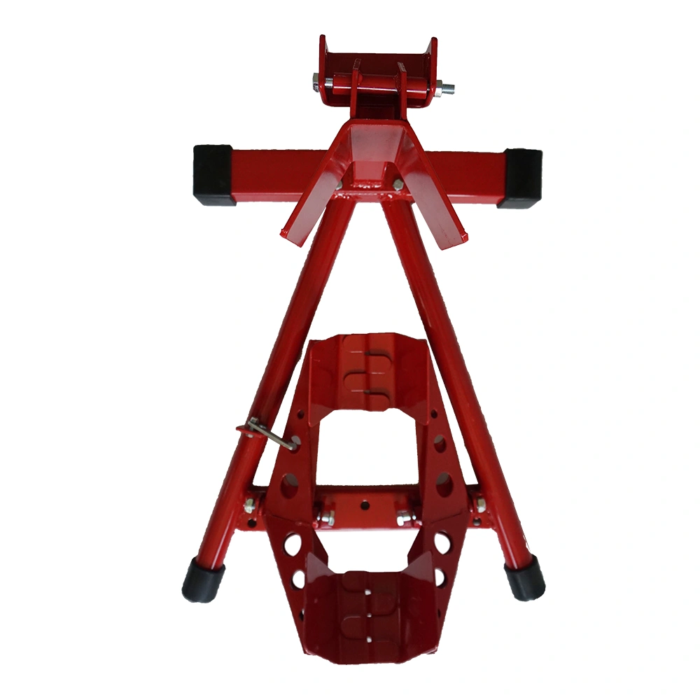 Motorcycle Stand Repair Tool Parking Rack - Red Heavy Duty Biker Lift Block