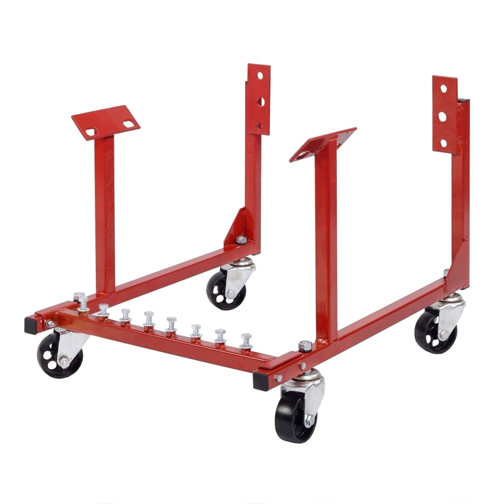 1000lb Auto Engine Cradle Stand for Chevrolet Chevy V8 Engines Red Heavy Duty view 2