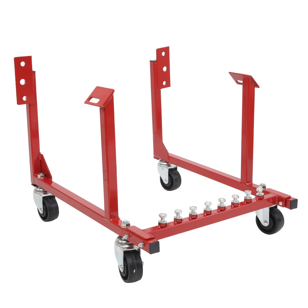 1000lb Auto Engine Cradle Stand for Chevrolet Chevy V8 Engines Red Heavy Duty view 3