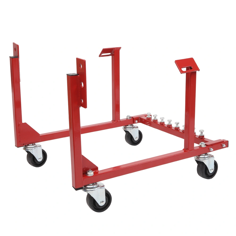 1000lb Auto Engine Cradle Stand for Chevrolet Chevy V8 Engines Red Heavy Duty view 8