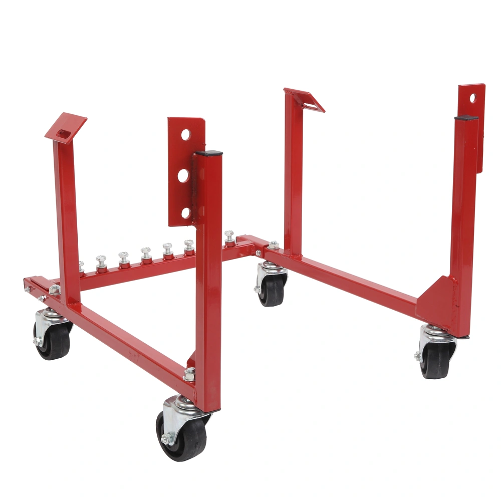 1000lb Auto Engine Cradle Stand for Chevrolet Chevy V8 Engines Red Heavy Duty view 9