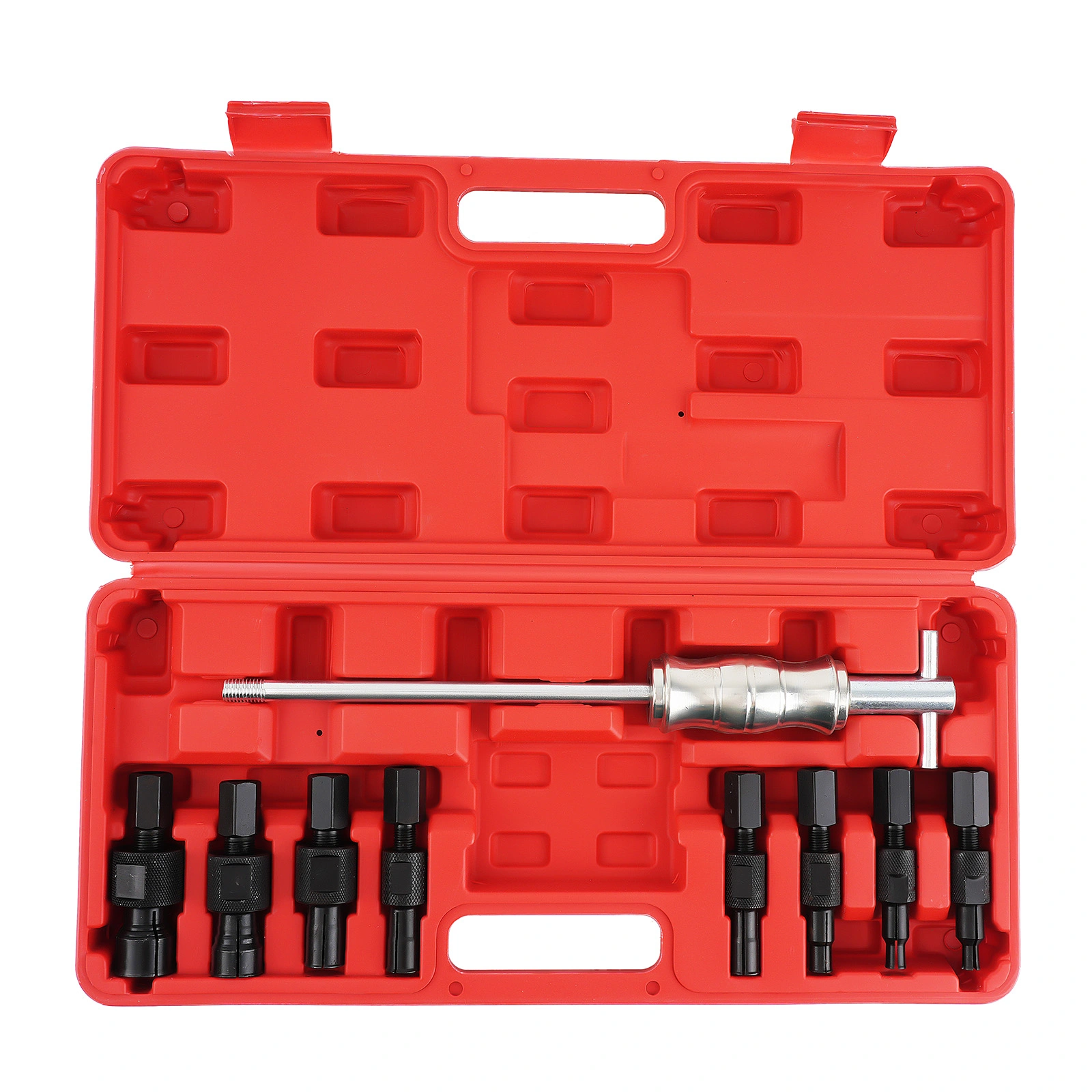 9Pcs Internal Bearing Puller Set Slide Hammer Remover Tool Kit 8-32mm Blind Hole Repair