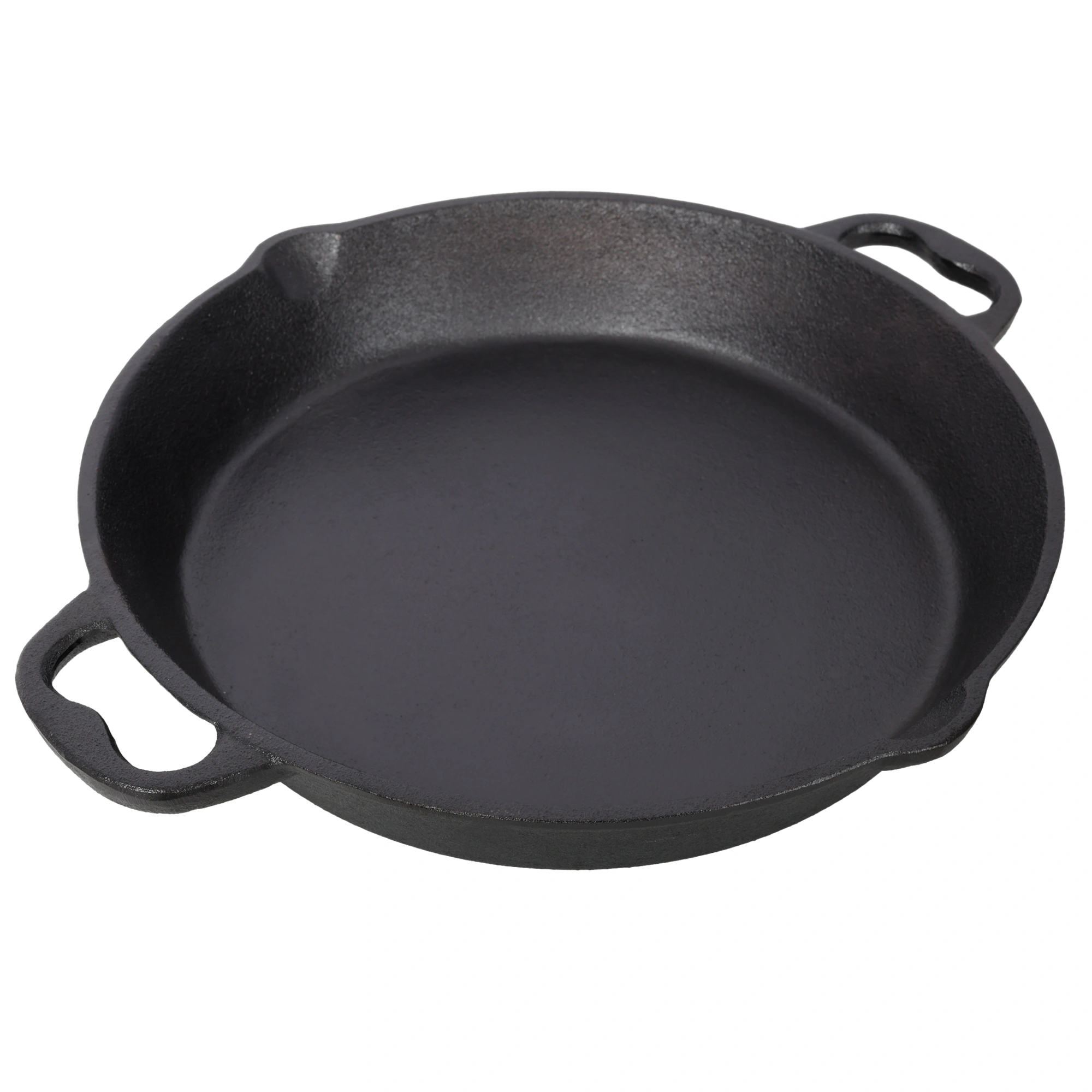17-Inch Pre-Seasoned Cast Iron Skillet with Dual Assist Handles - Oven, Stovetop, Grill & Induction Safe Cookware